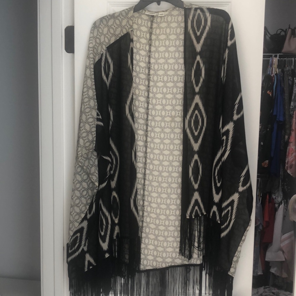 Black and Beige Jacket